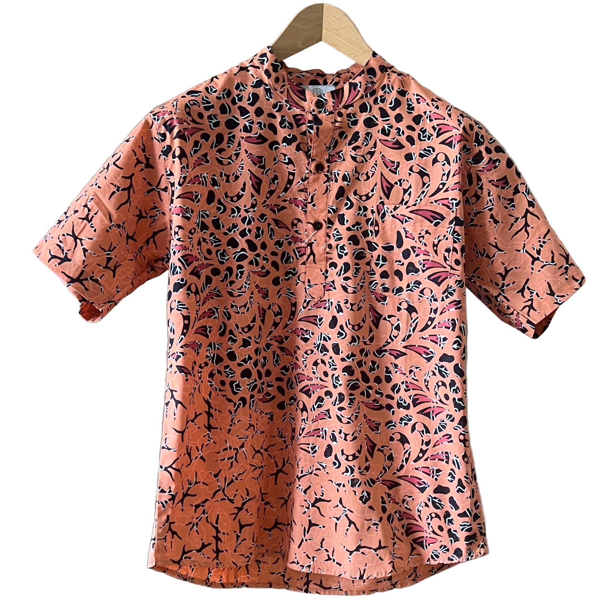 Batik Men's Mandarin Collar Shirt