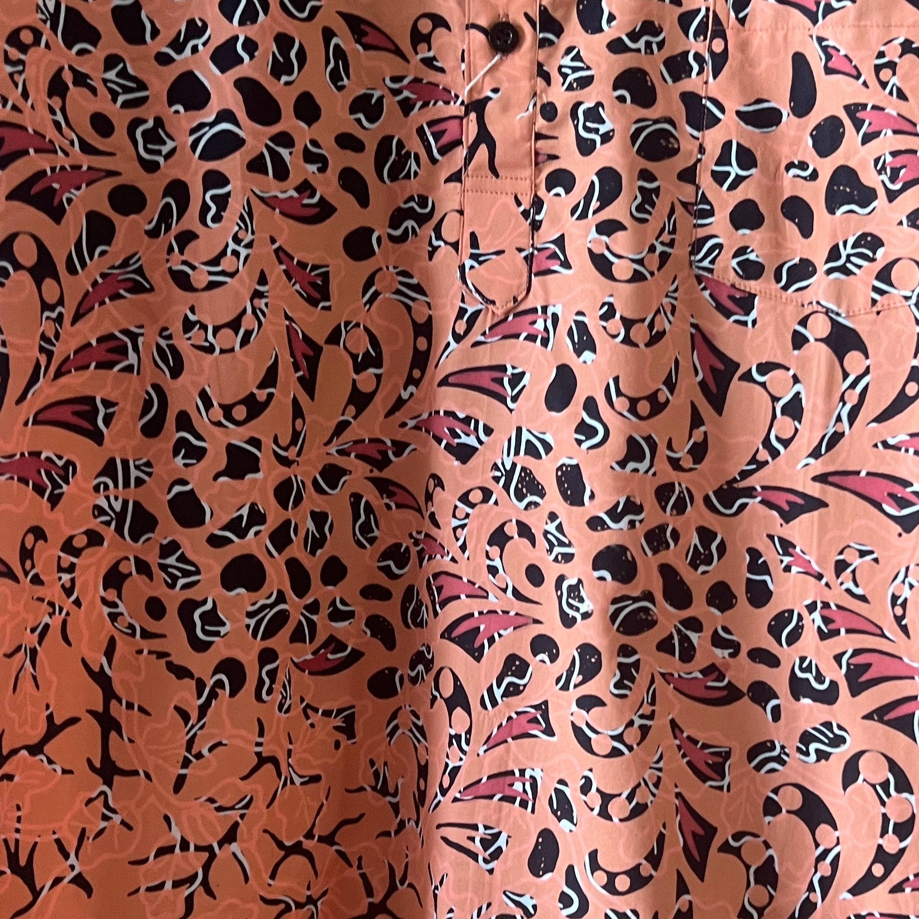 Batik Men's Mandarin Collar Shirt