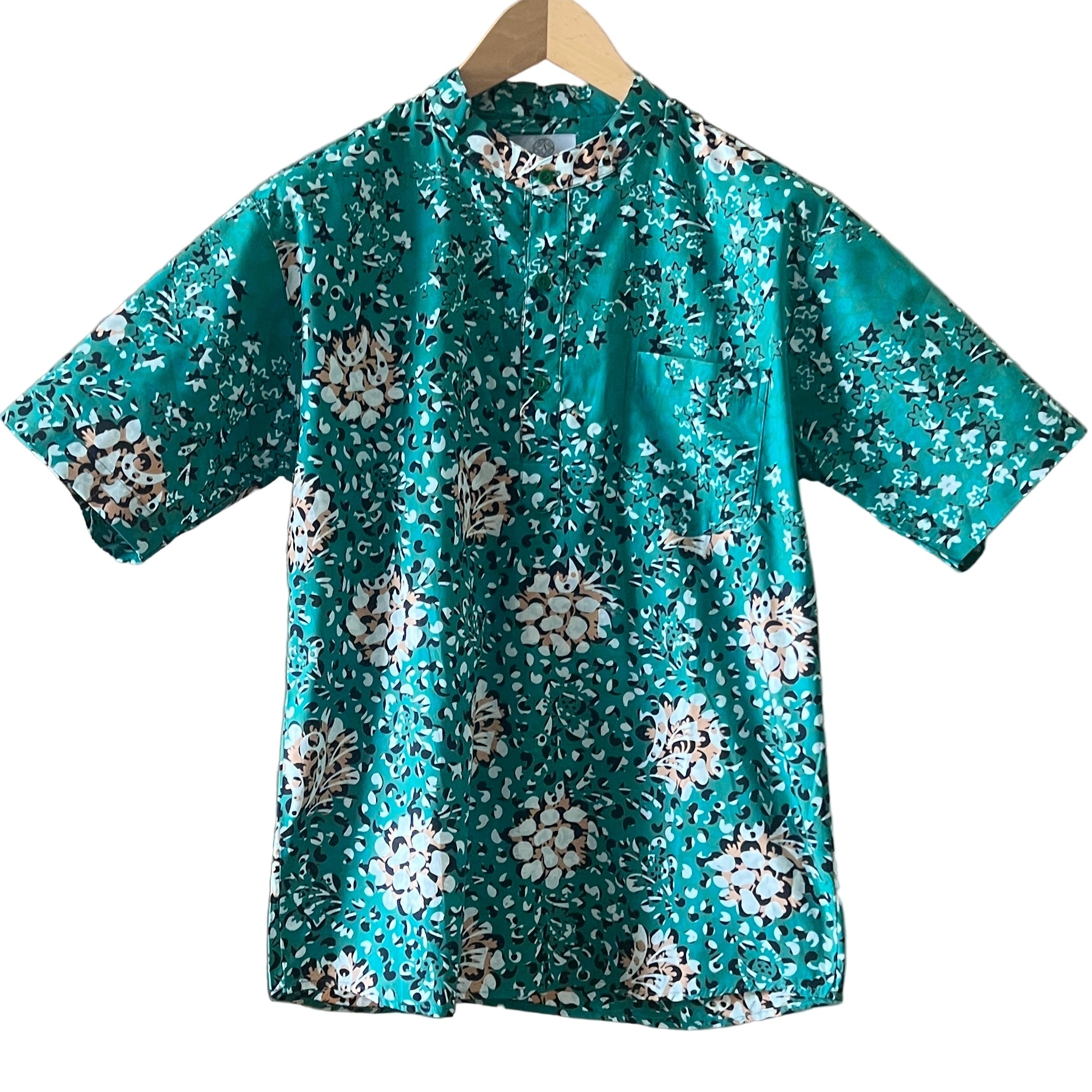 Batik Men's Mandarin Collar Shirt