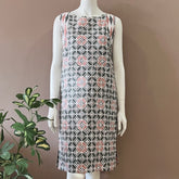 Two Tone Sleeveless Dress - S