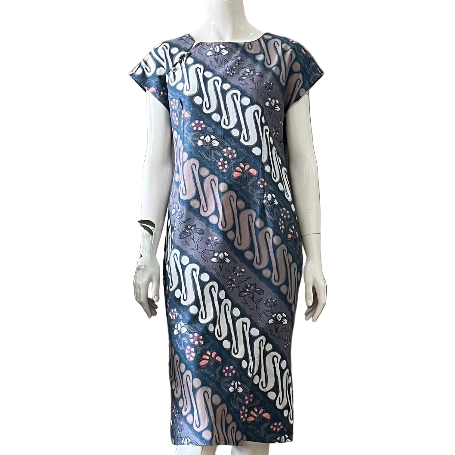 3 Button Slim Fit Dress - S