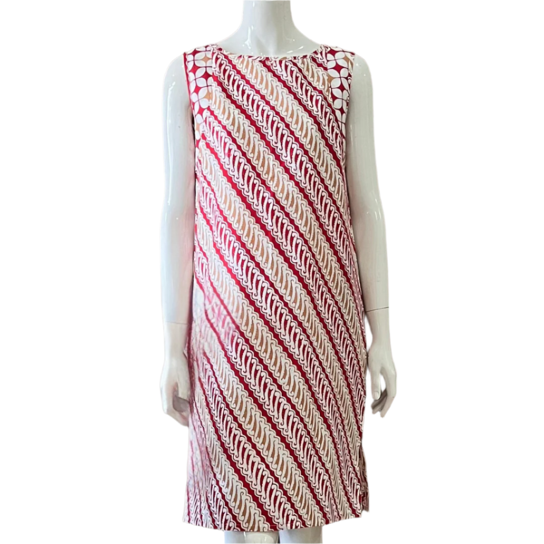 Two Tone Sleeveless Dress - S