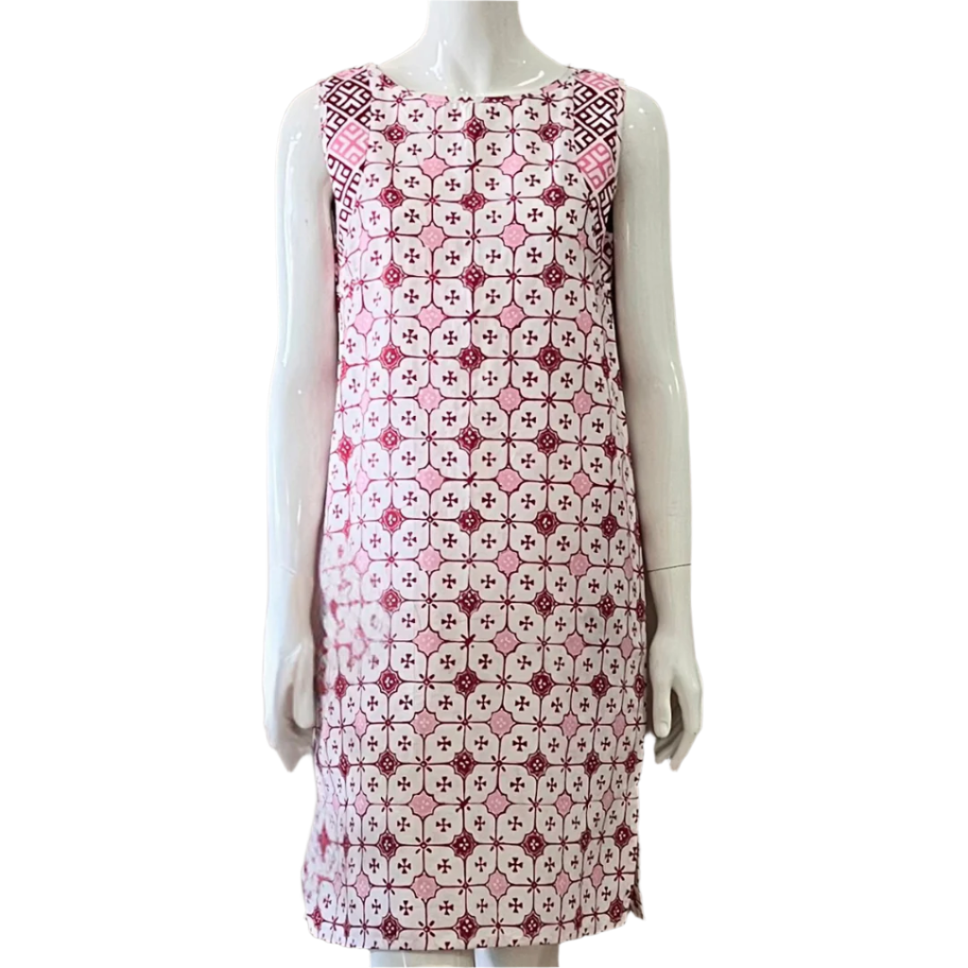 Two Tone Sleeveless Dress - XS