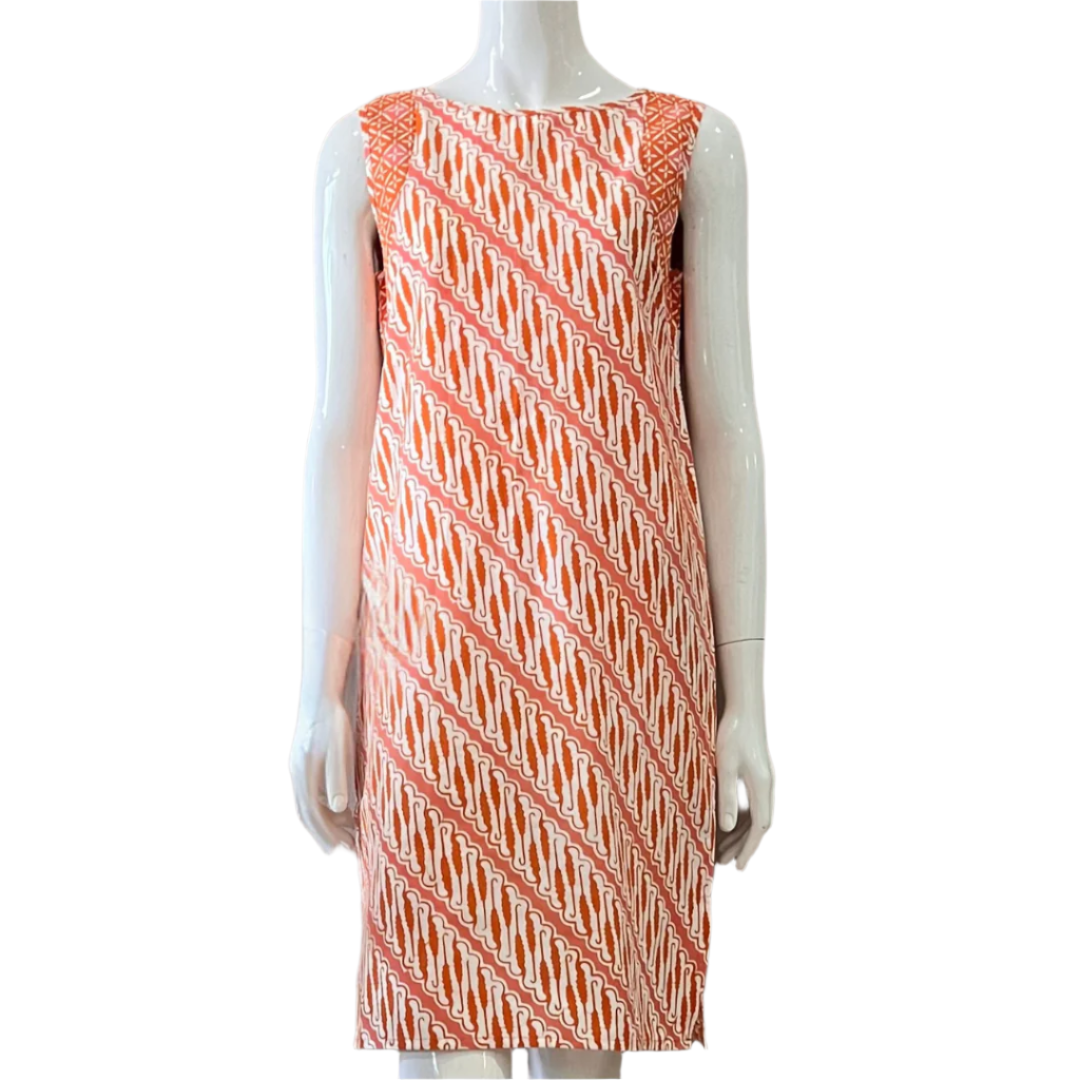 Two Tone Sleeveless Dress - XS
