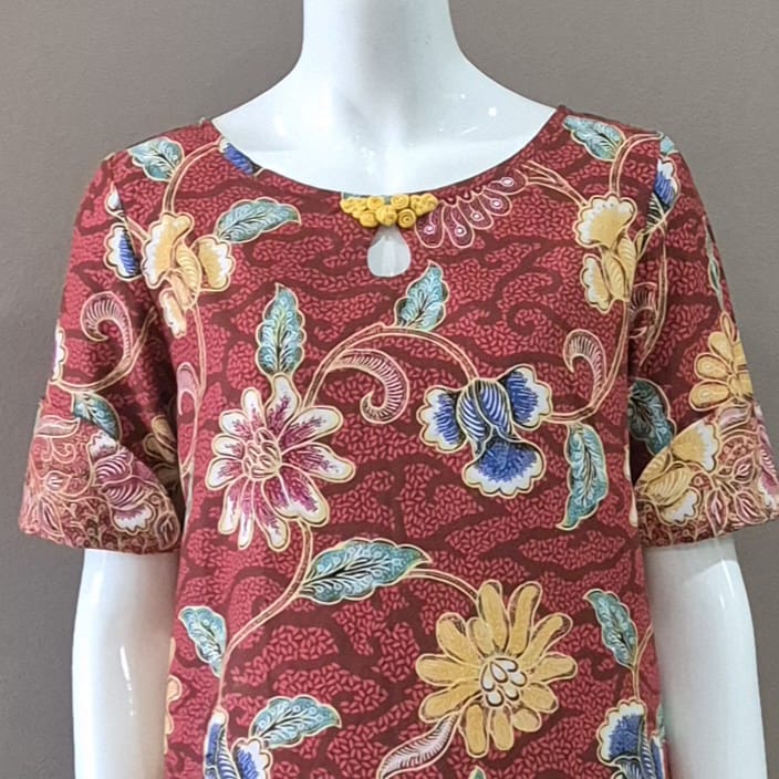 Classic Pankou Flip Sleeve Dress - S