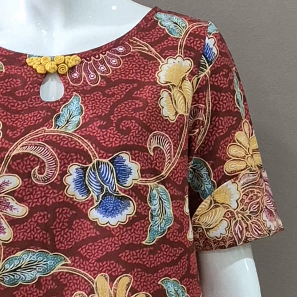 Classic Pankou Flip Sleeve Dress - S