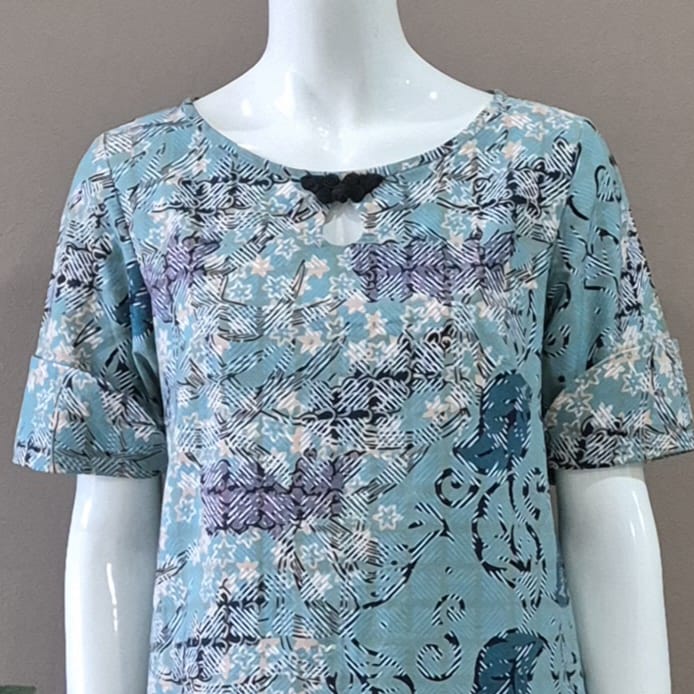 Classic Pankou Flip Sleeve Dress - S