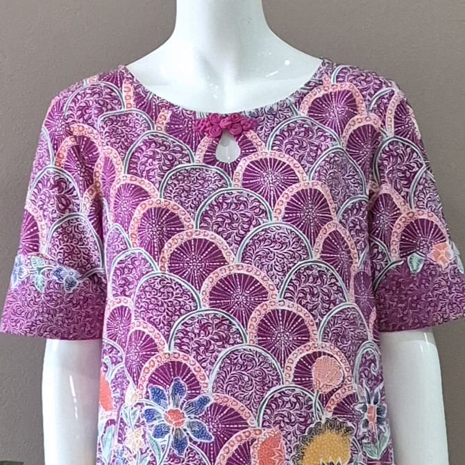 Classic Pankou Flip Sleeve Dress - M