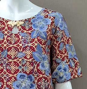 Classic Pankou Flip Sleeve Dress - M
