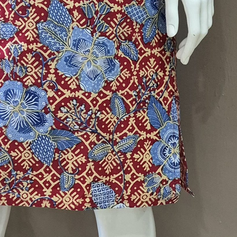 Classic Pankou Flip Sleeve Dress - M