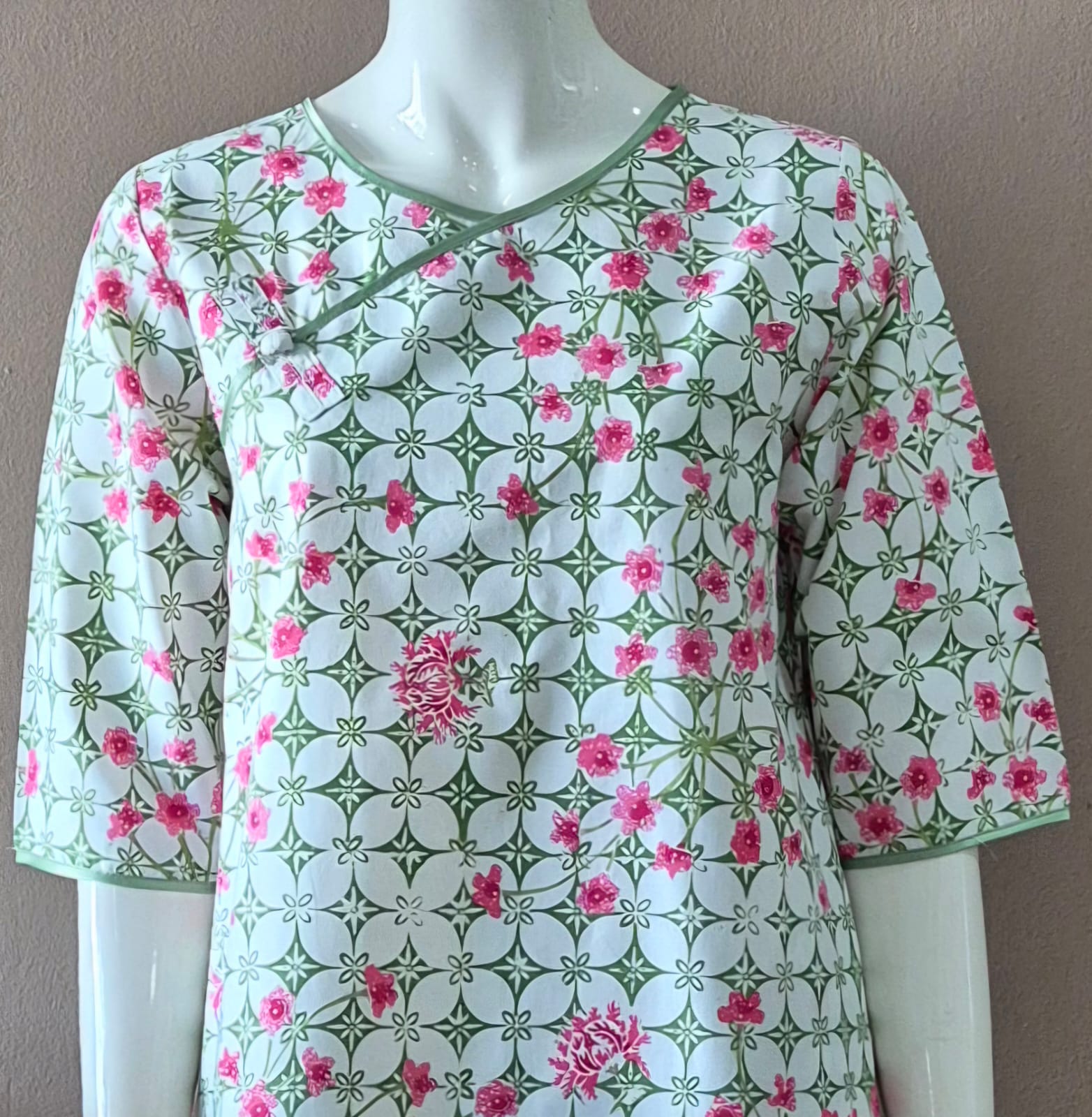 ? Classic Pankou 3/4 SleeveDress - S