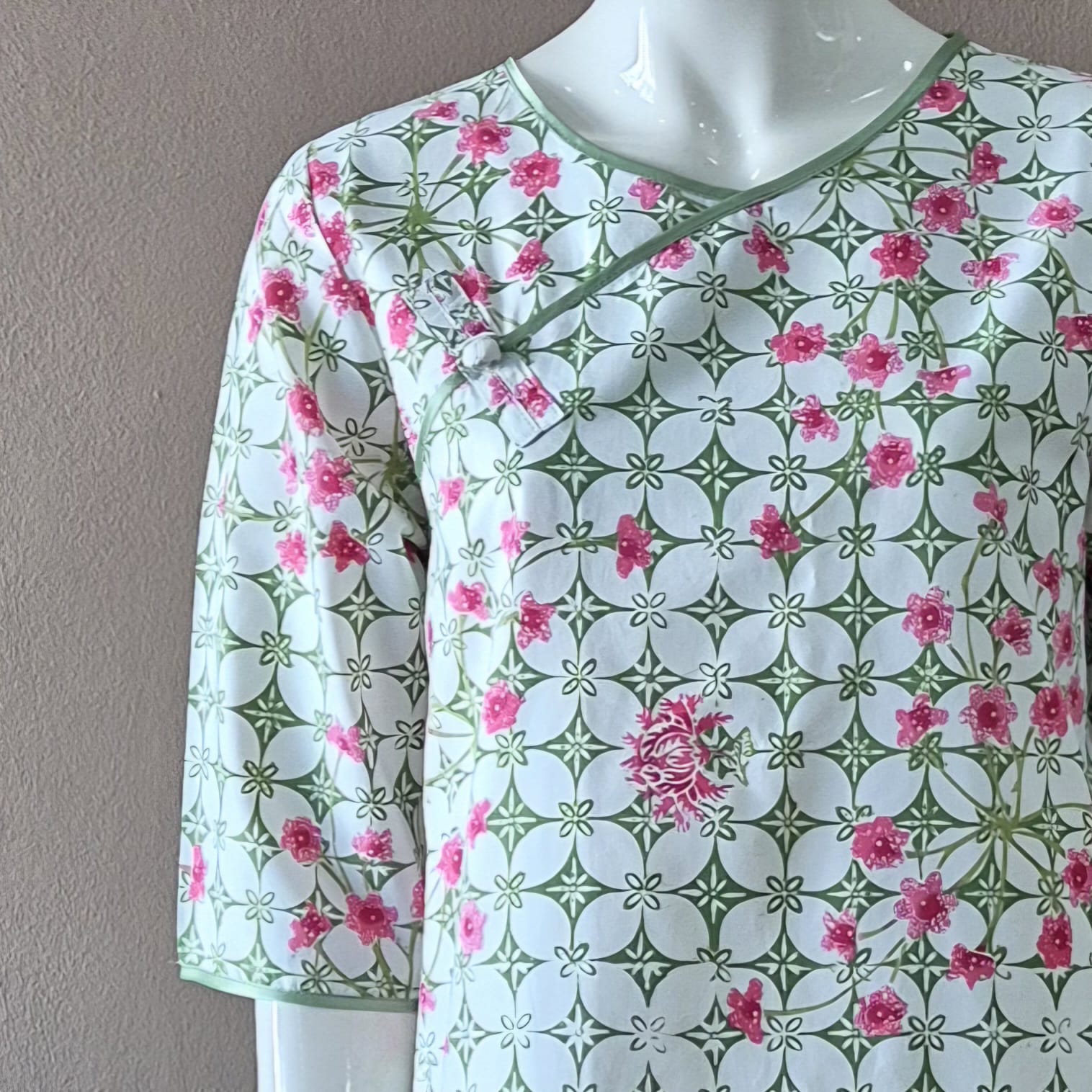 ? Classic Pankou 3/4 SleeveDress - S