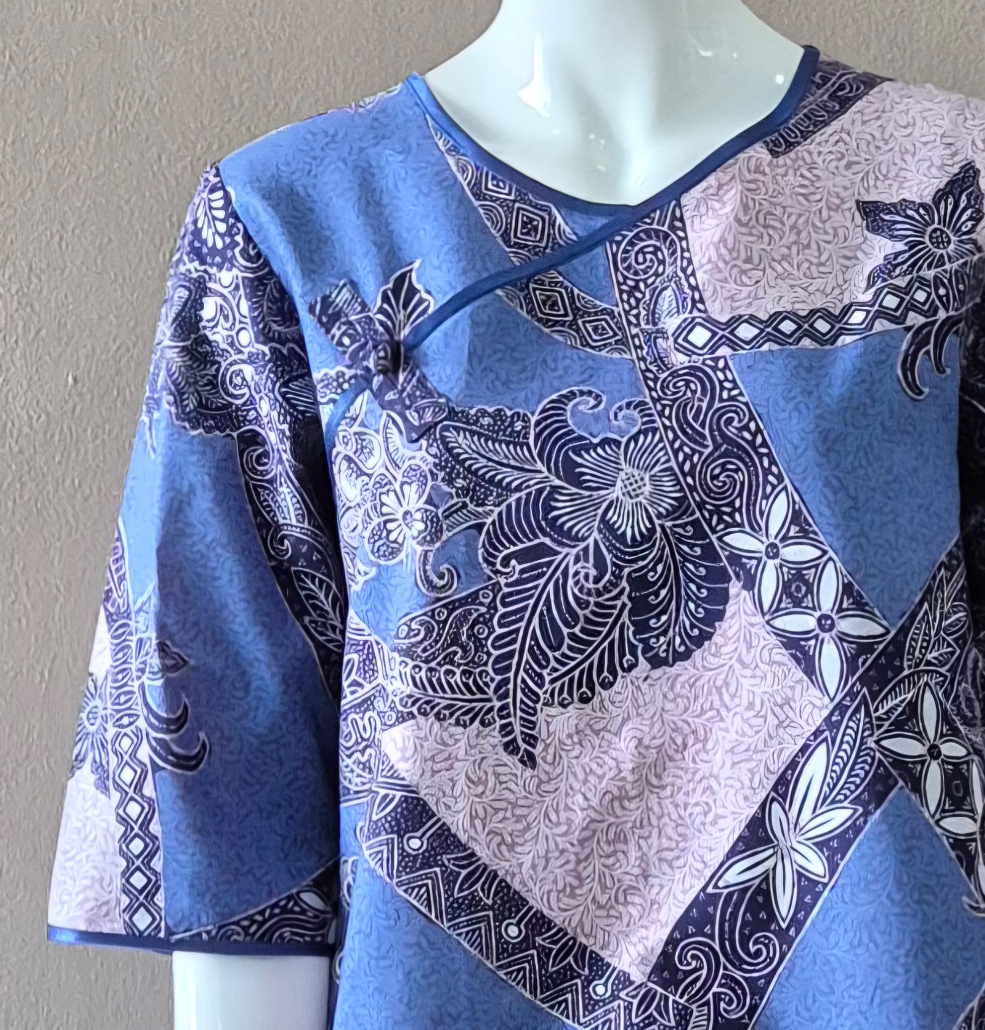 ? Classic Pankou 3/4 Sleeve Dress - M