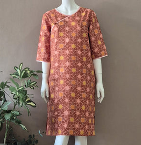 Classic Pankou 3/4 Sleeve Dress - L