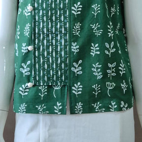 Tropical Side Button Top - XS