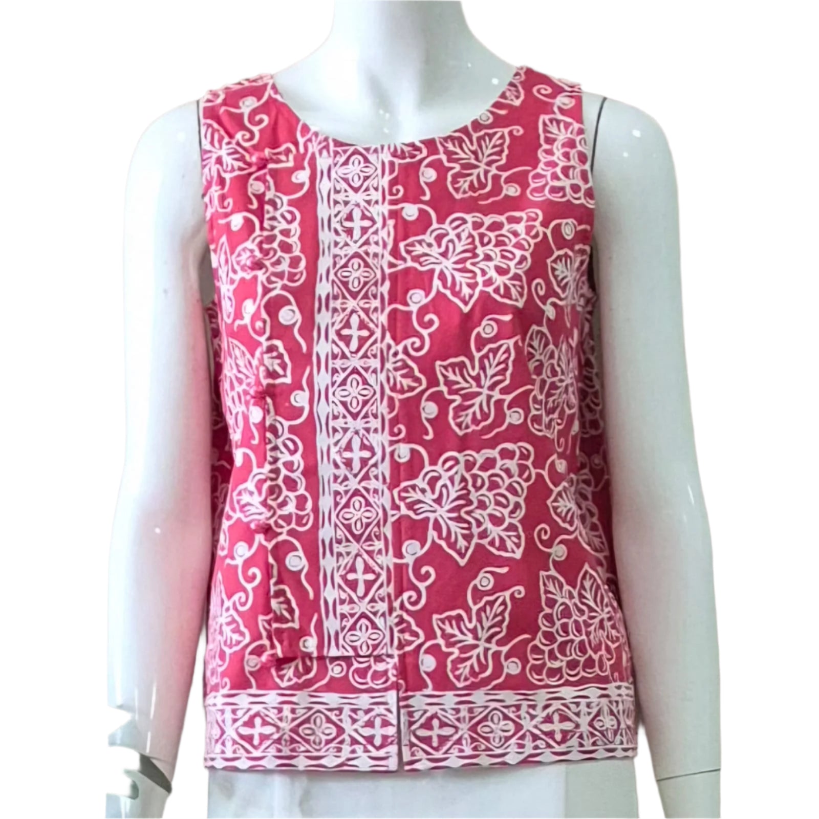 Tropical Side Button Top - XS