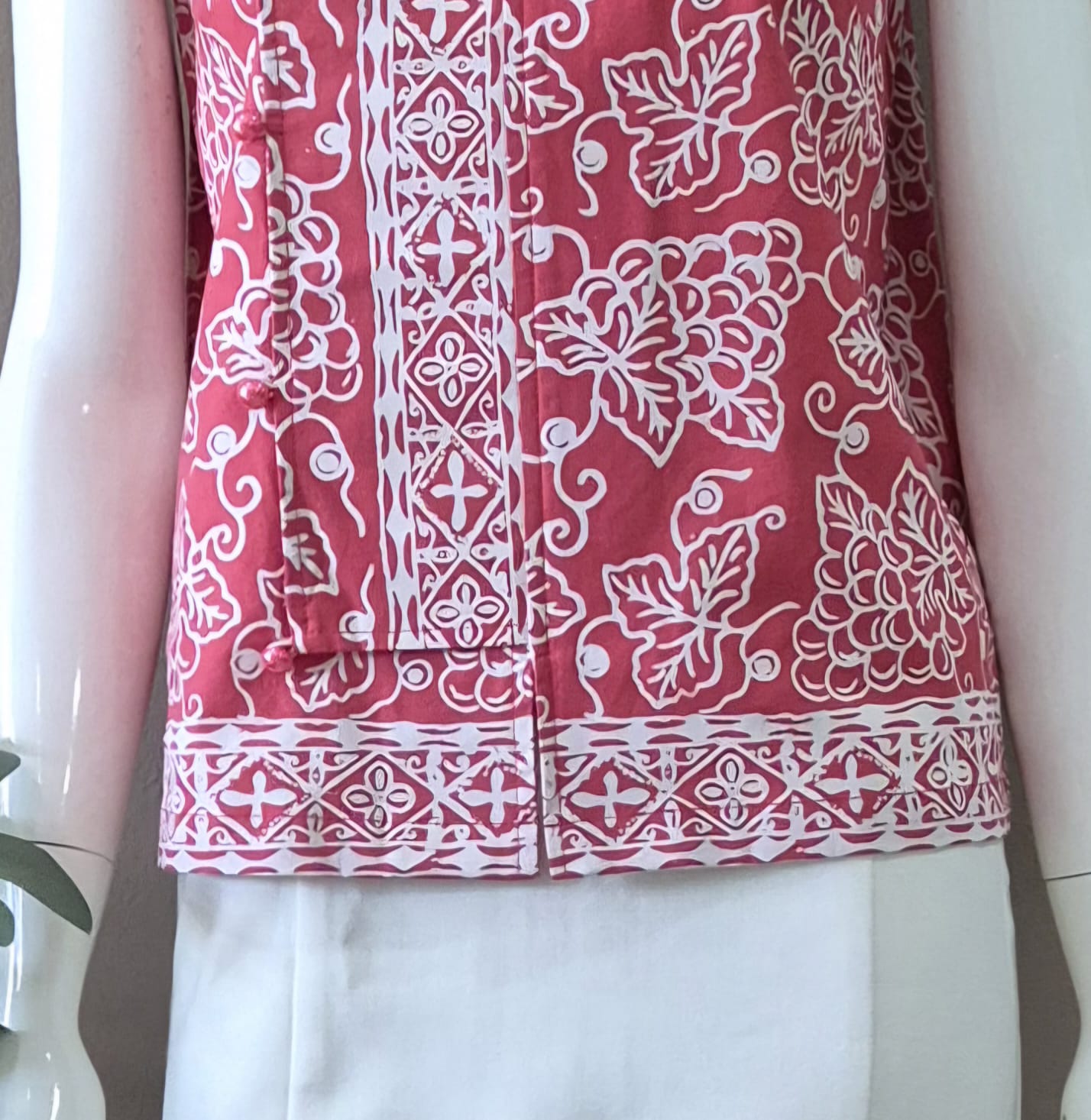 Tropical Side Button Top - XS