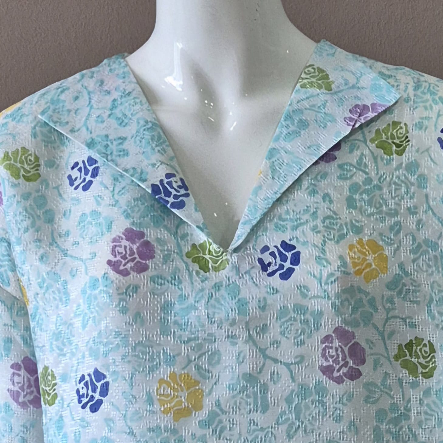 Viscose Long Sleeve Top - L