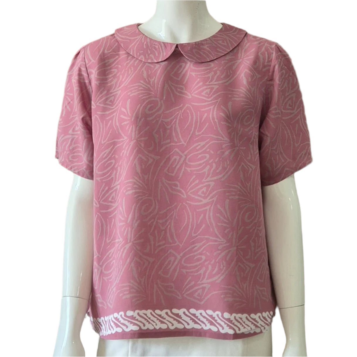 Peter Pan Collar Top - L