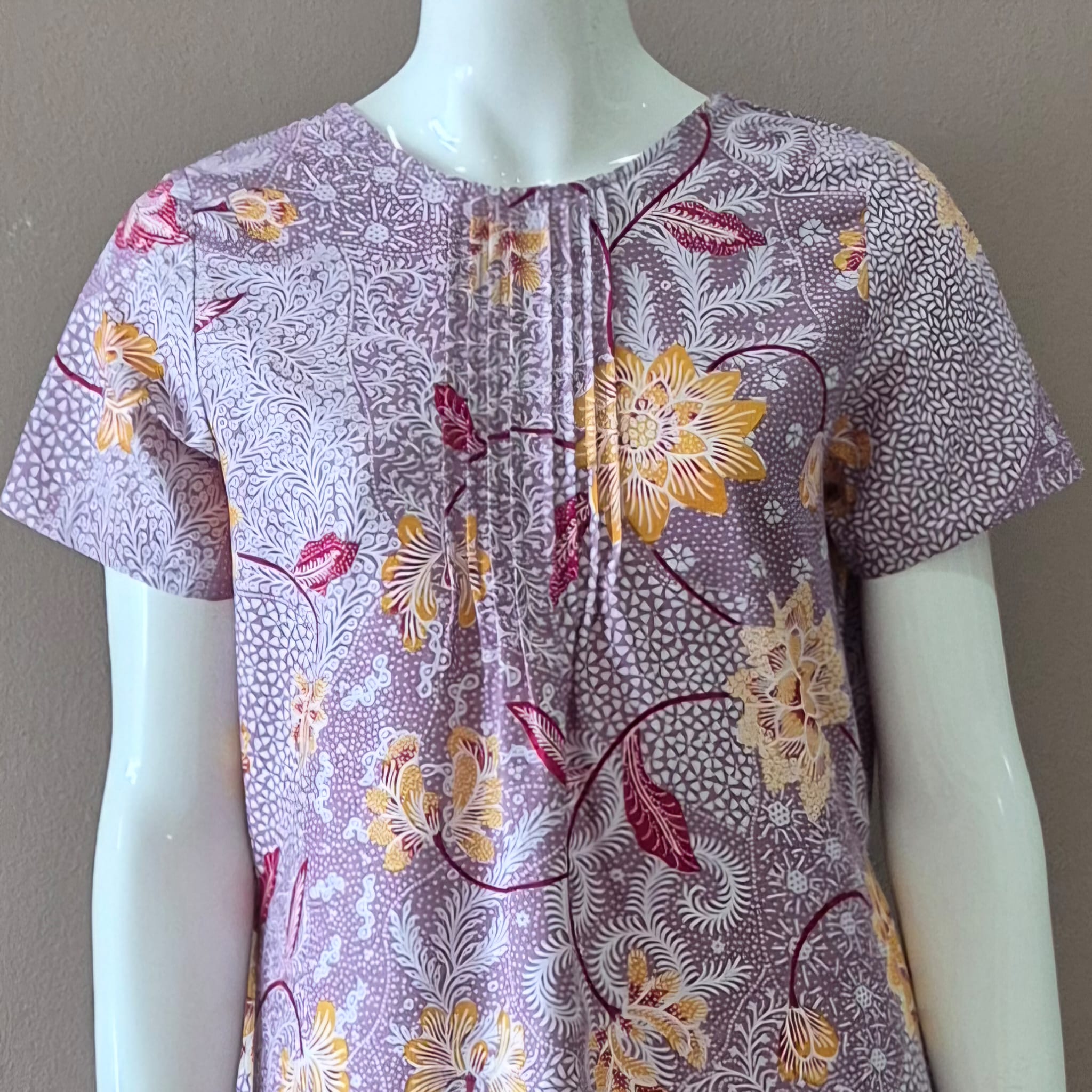 Front Pintuck Dress - S