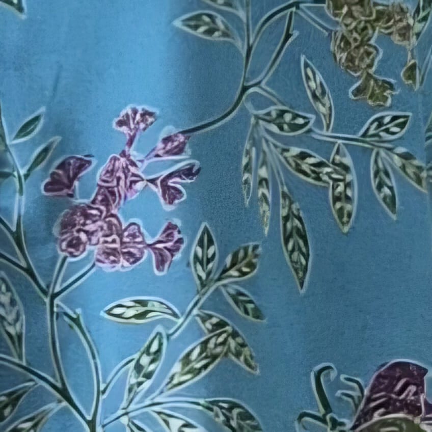 Mandarin Collar Long Sleeve Blouse - XL/XXL