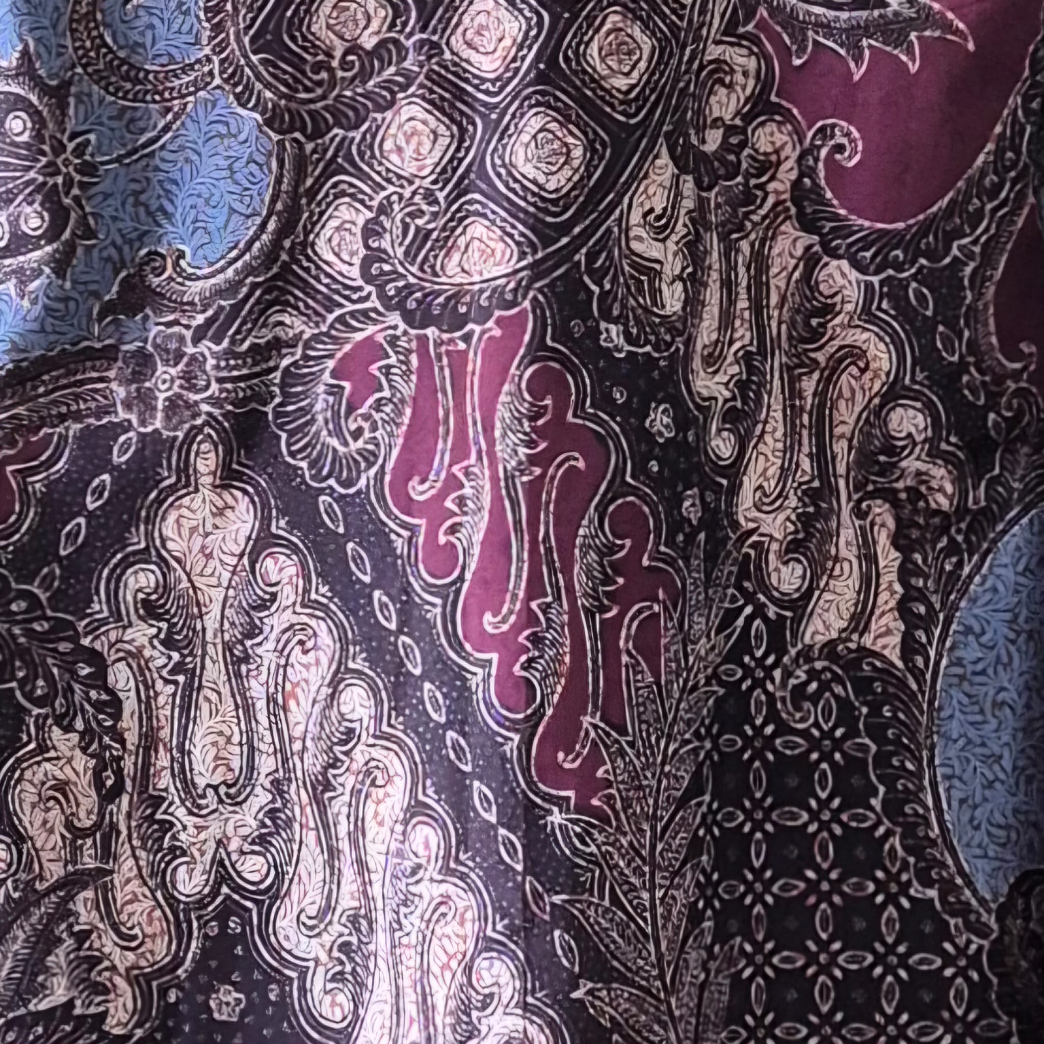 Regular Batik Men's Long Sleeve Shirt
