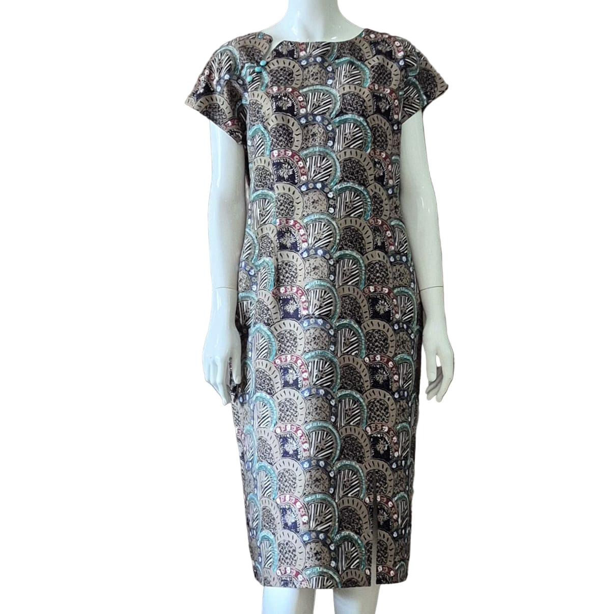 3 Button Slim Fit Dress - L