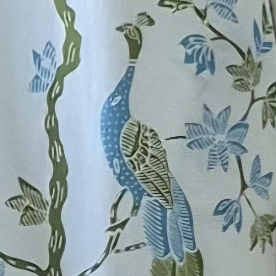 Batik Tulis Cheongsam Relax Dress - XL