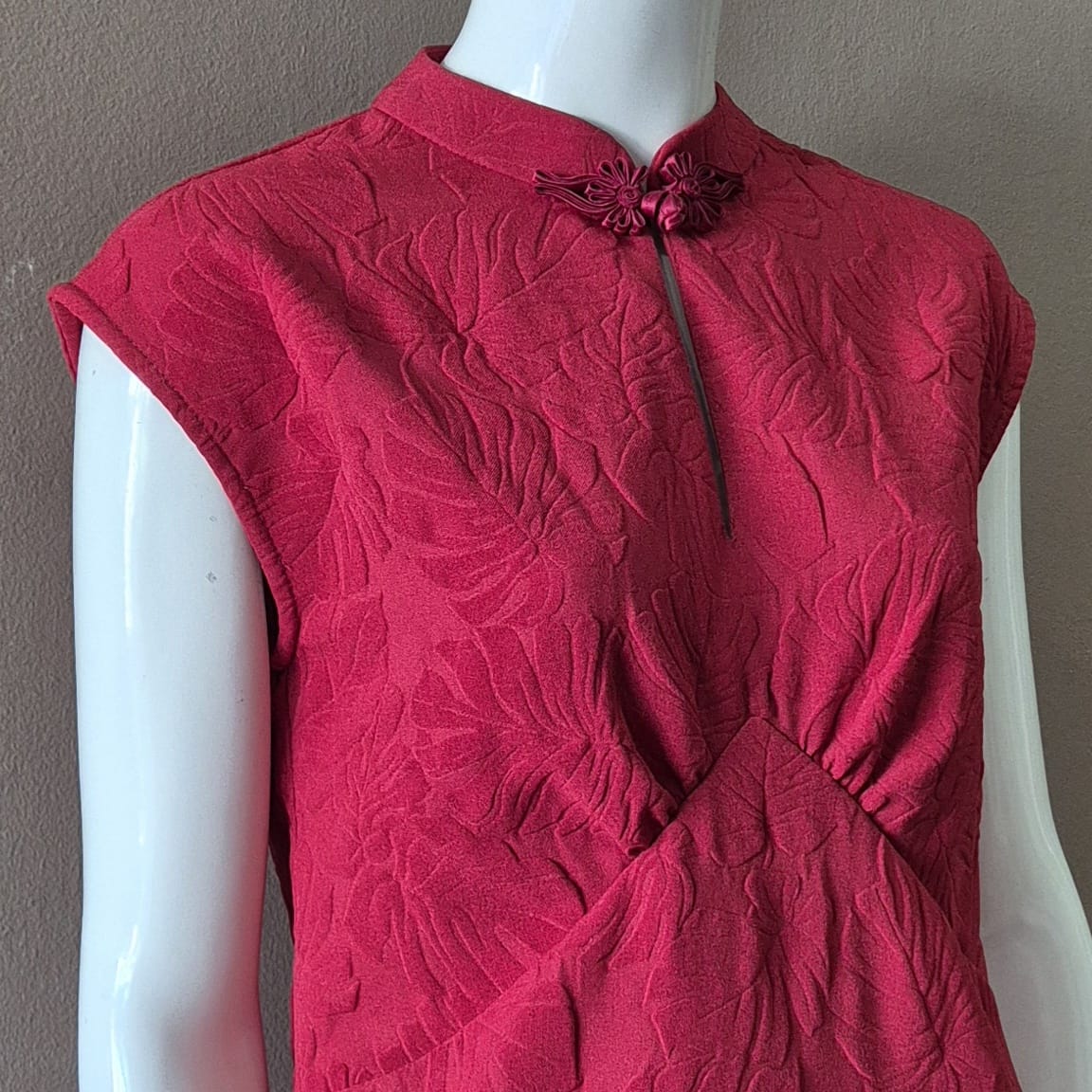 JP Cheongsam Flare Midi Dress