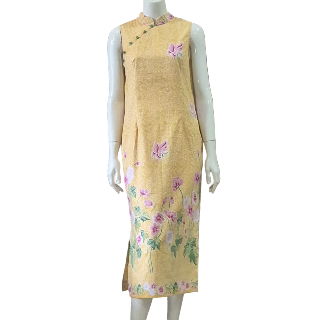 Classic Cheongsam Maxi Dress