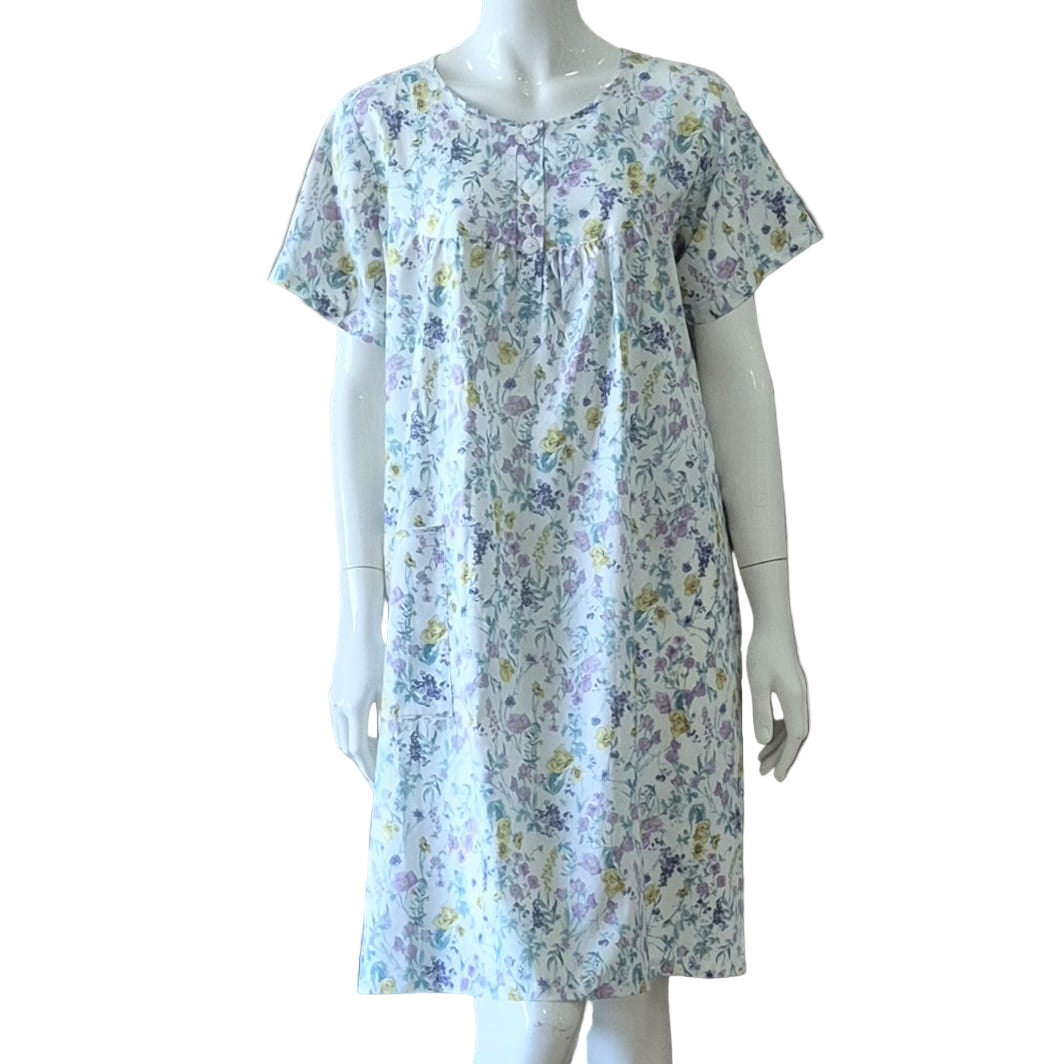 Night Dress with Chest Gather