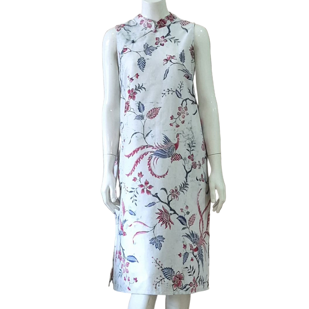 2 Buttons Cheongsam Relax Dress - M
