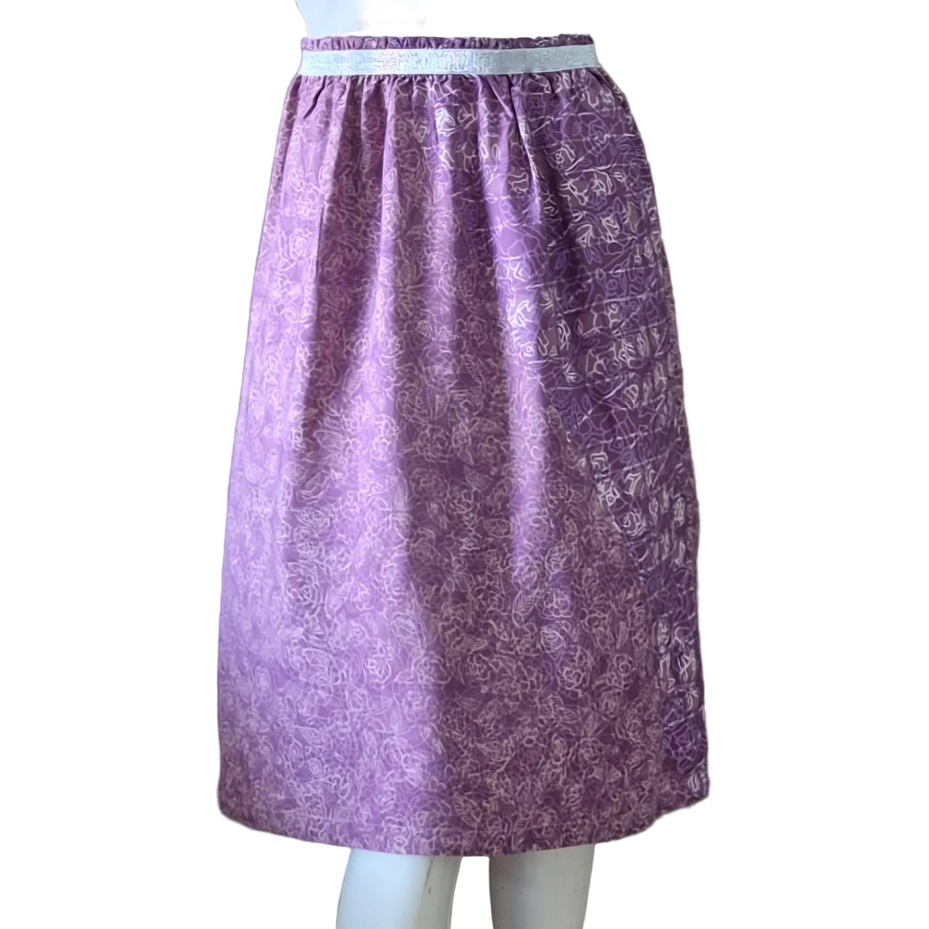 Elastic Waistband Skirt