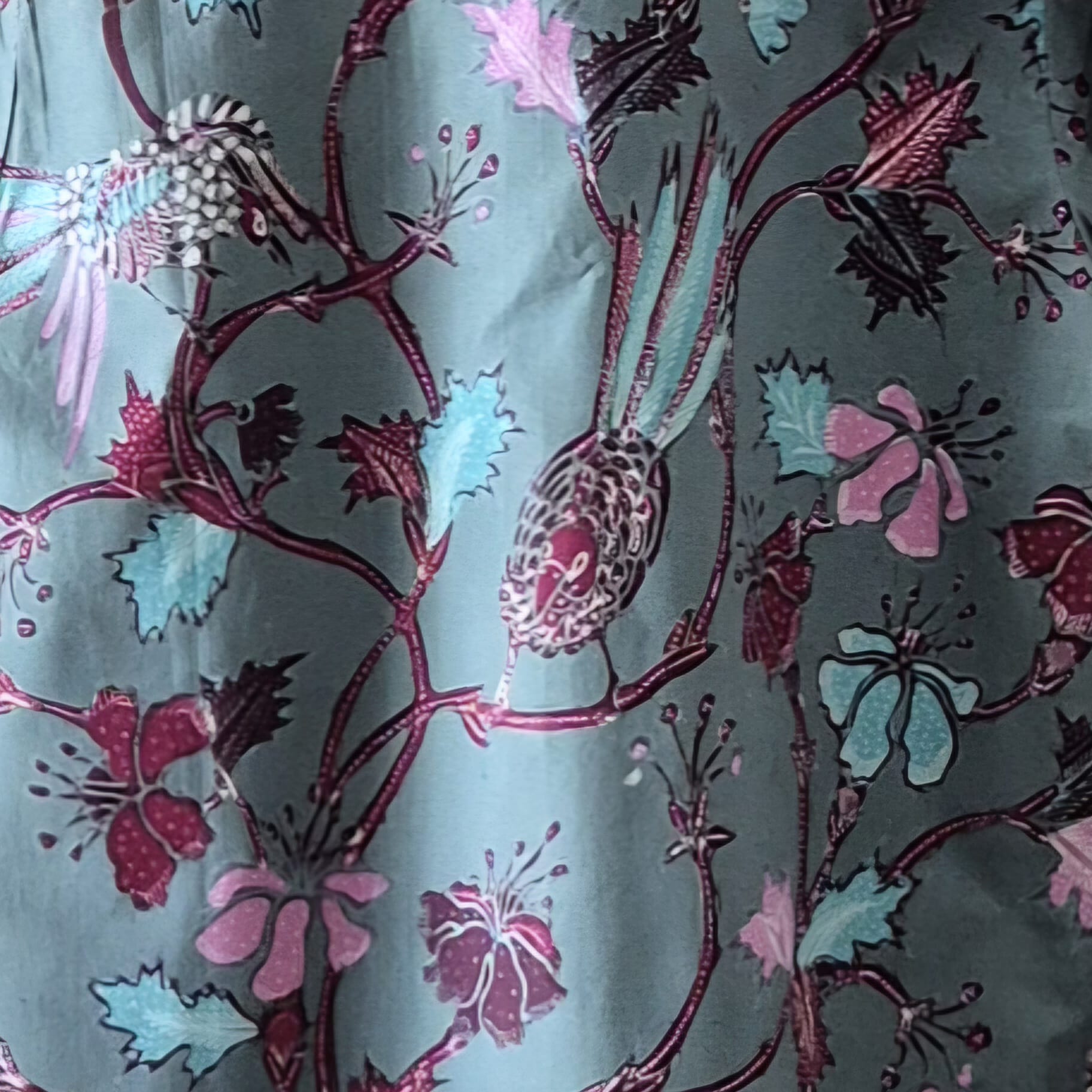 Batik Tulis Men's Supreme Long Sleeve Shirt - S