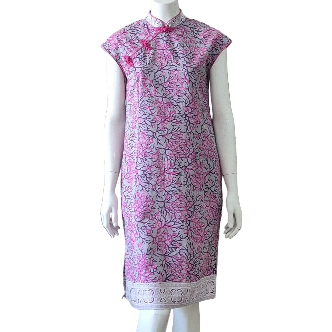 Batik Nyonya Cheongsam Dress -XS