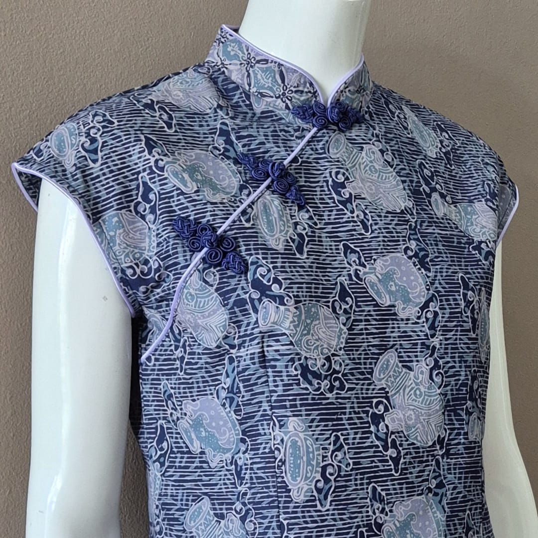 Batik Nyonya Cheongsam Dress -M