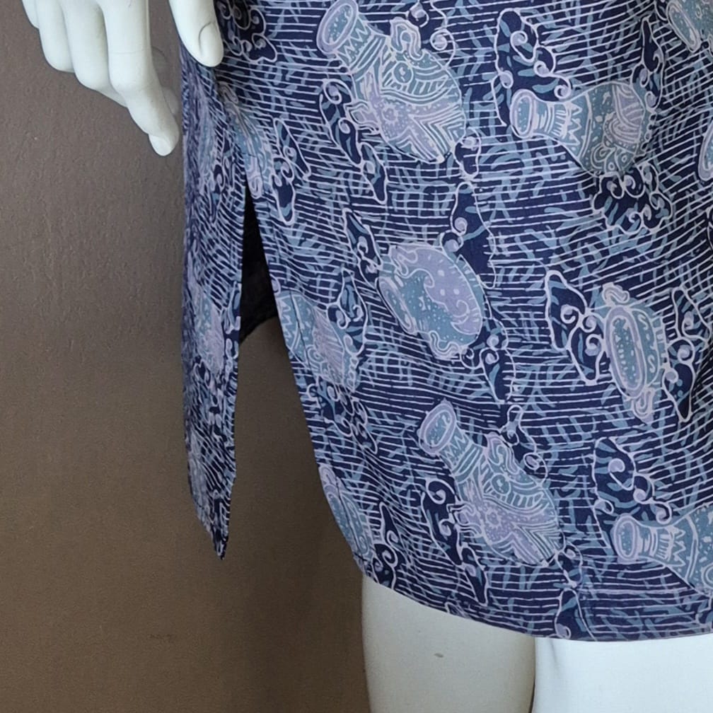 Batik Nyonya Cheongsam Dress -M