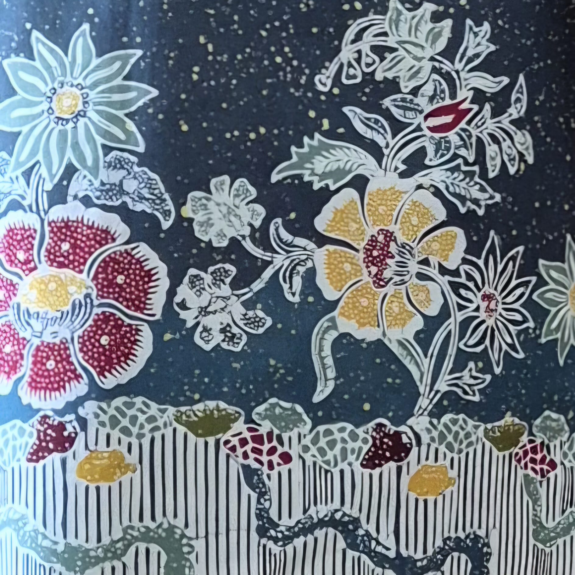 Batik Nyonya Cheongsam Dress -M