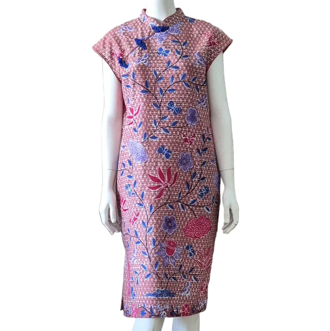 Batik Nyonya Cheongsam Dress -M