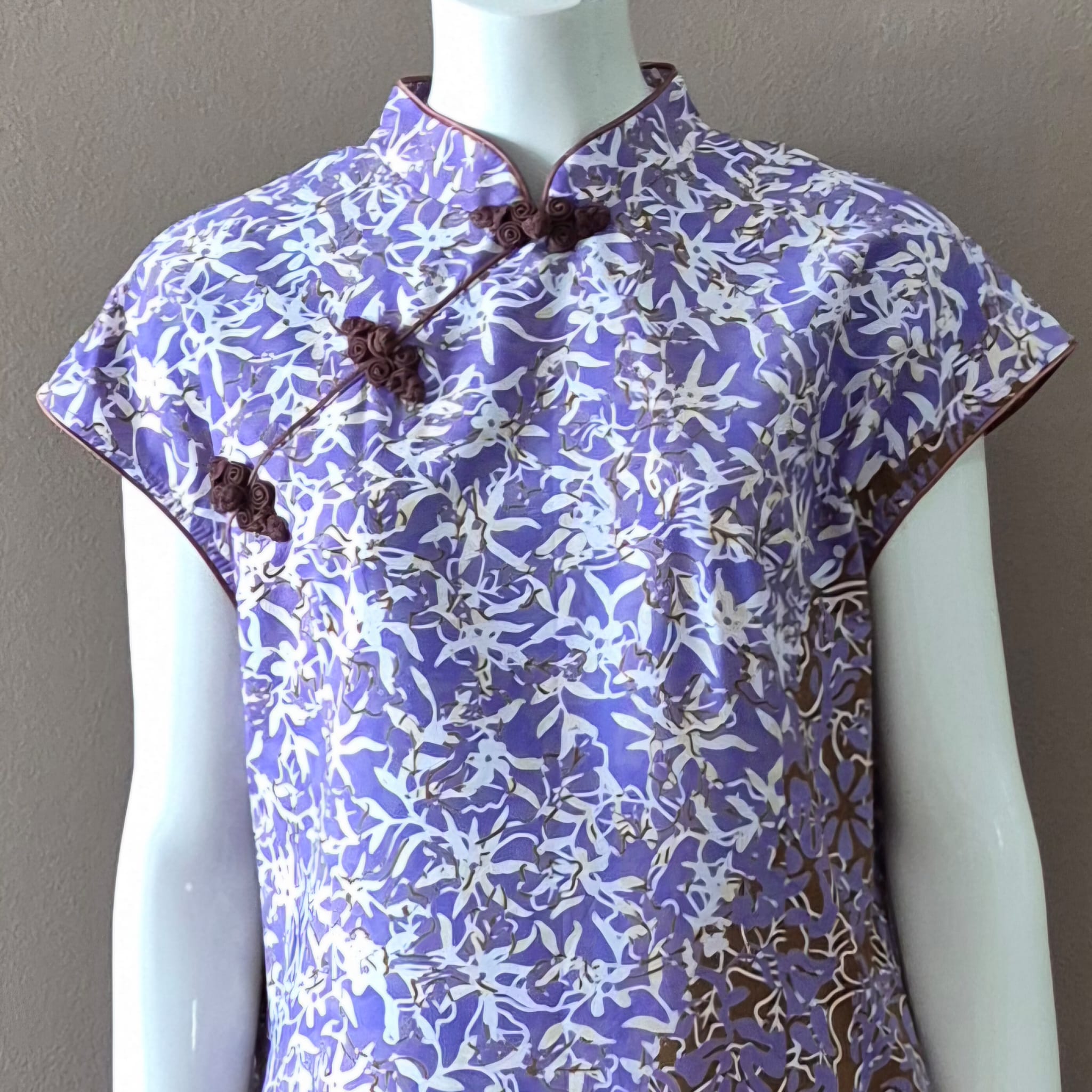Batik Nyonya Cheongsam Dress - XL