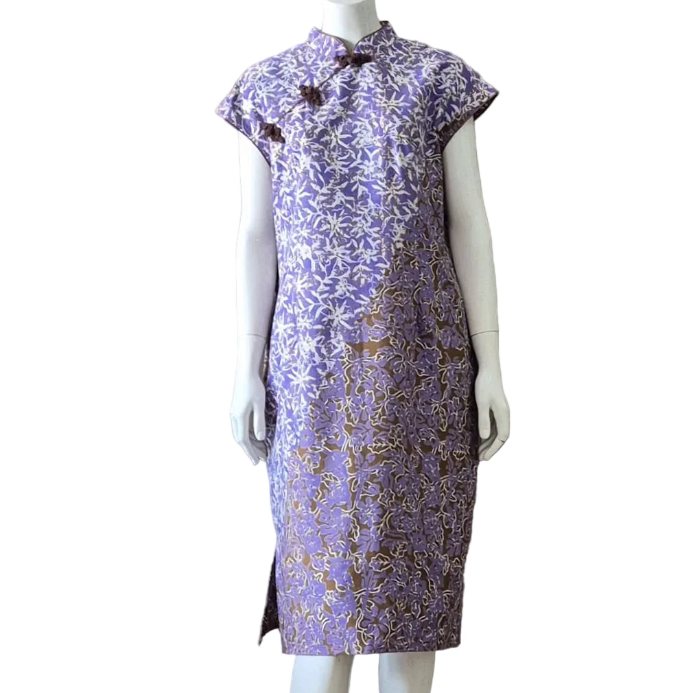 Batik Nyonya Cheongsam Dress - XL