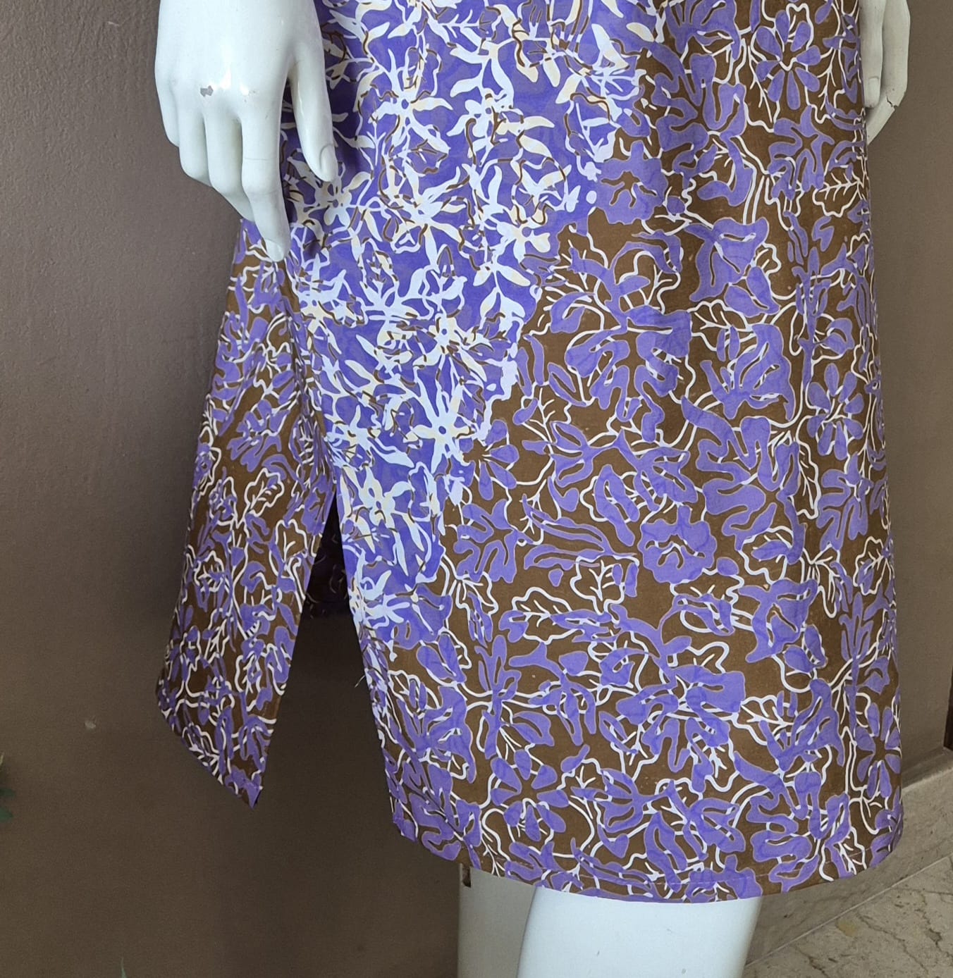 Batik Nyonya Cheongsam Dress - XL