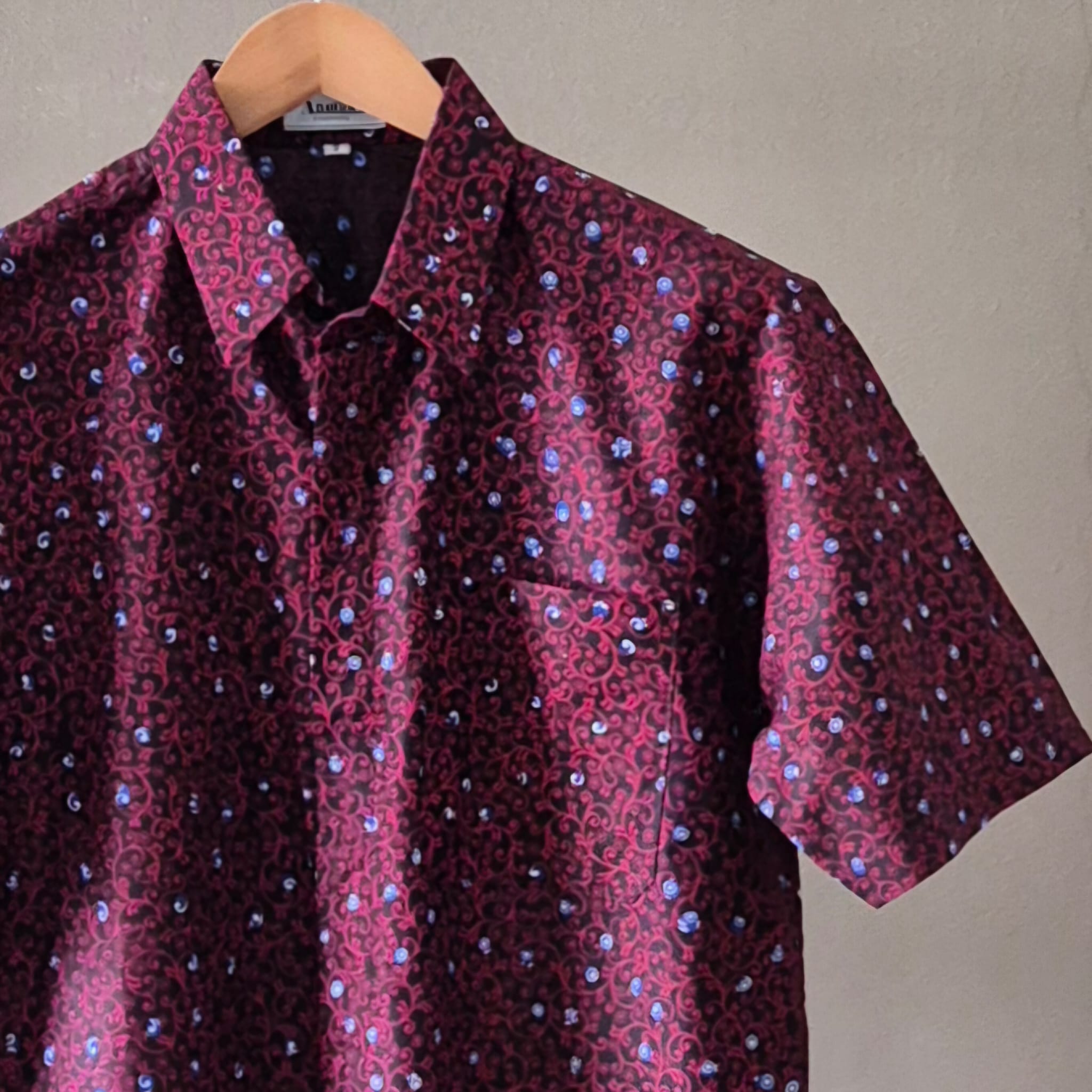 Regular Batik Men's Short Sleeve Shirt