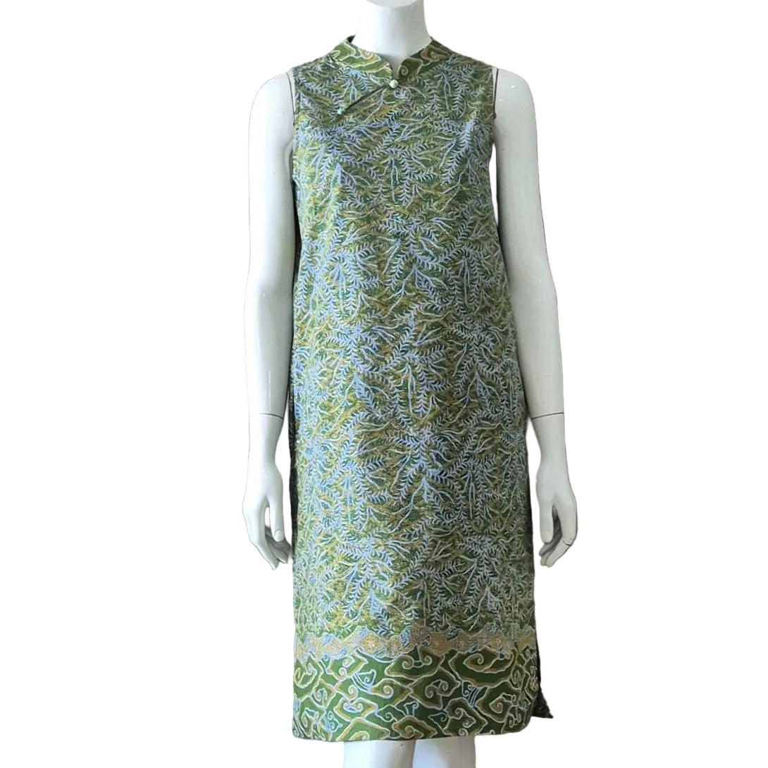 2 Buttons Cheongsam Relax Dress - XS