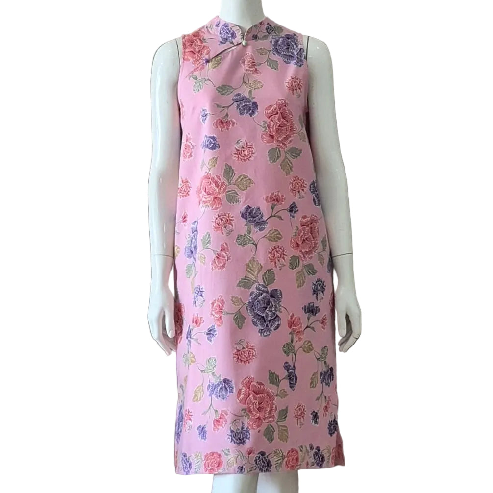 2 Buttons Cheongsam Relax Dress - S