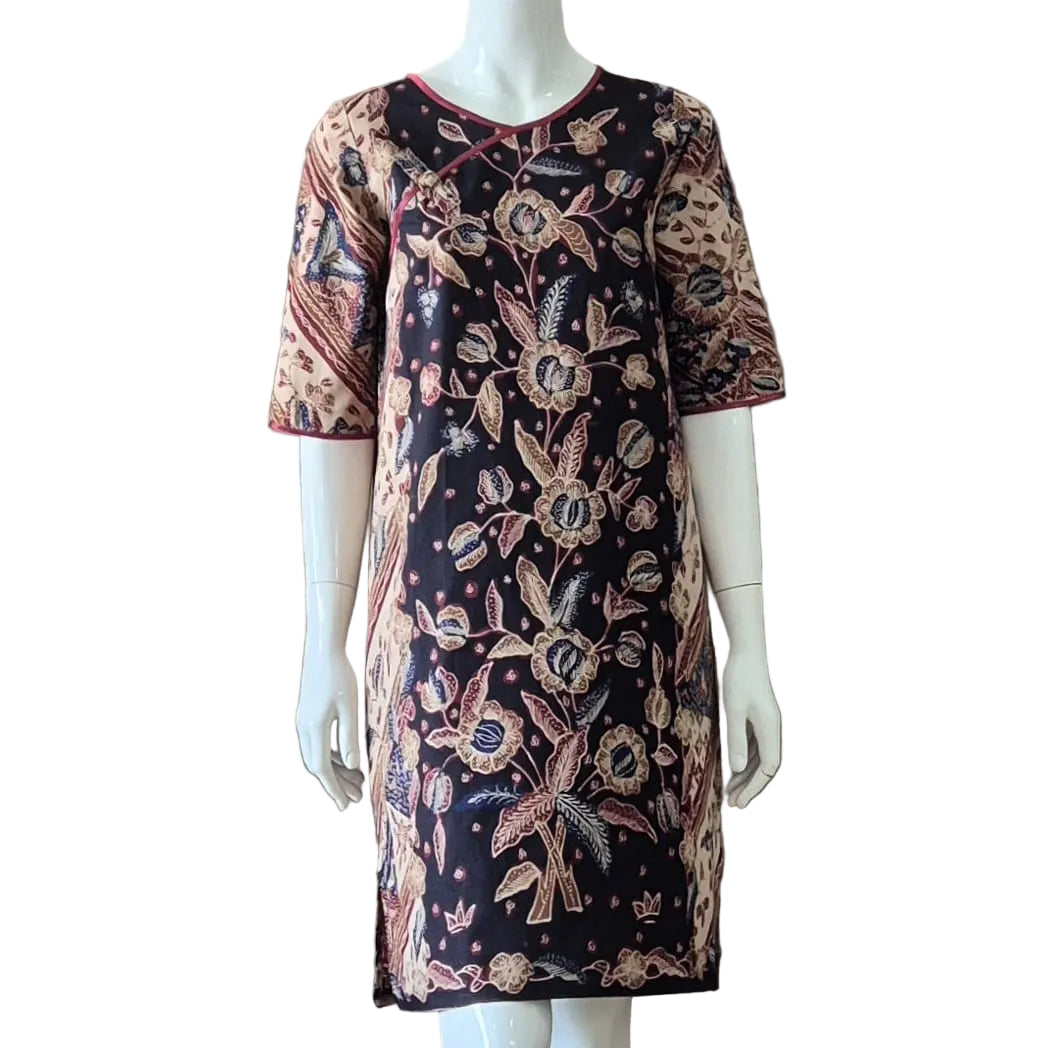 Classic Pankou 3/4 Sleeve Dress - XS