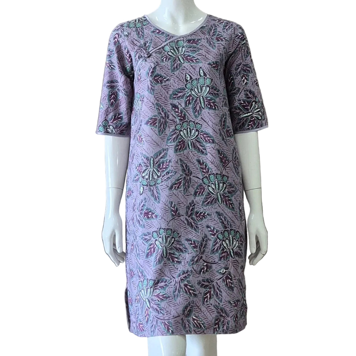 Classic Pankou 3/4 Sleeve Dress - XS