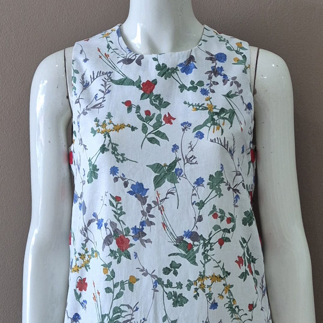 JP Linen Round Neck Maxi Dress