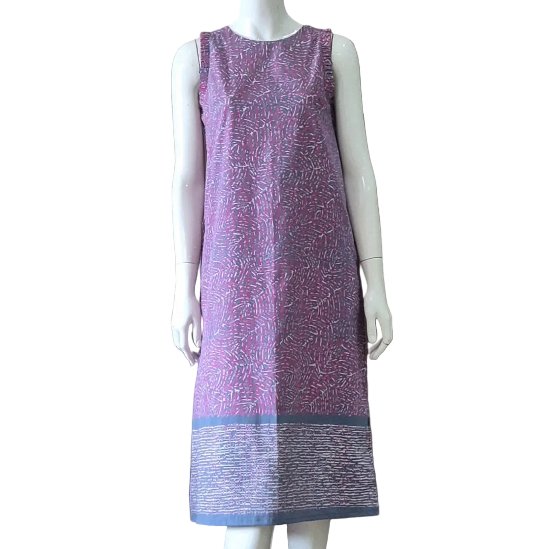 Gathered Sleeveless Dress - XS