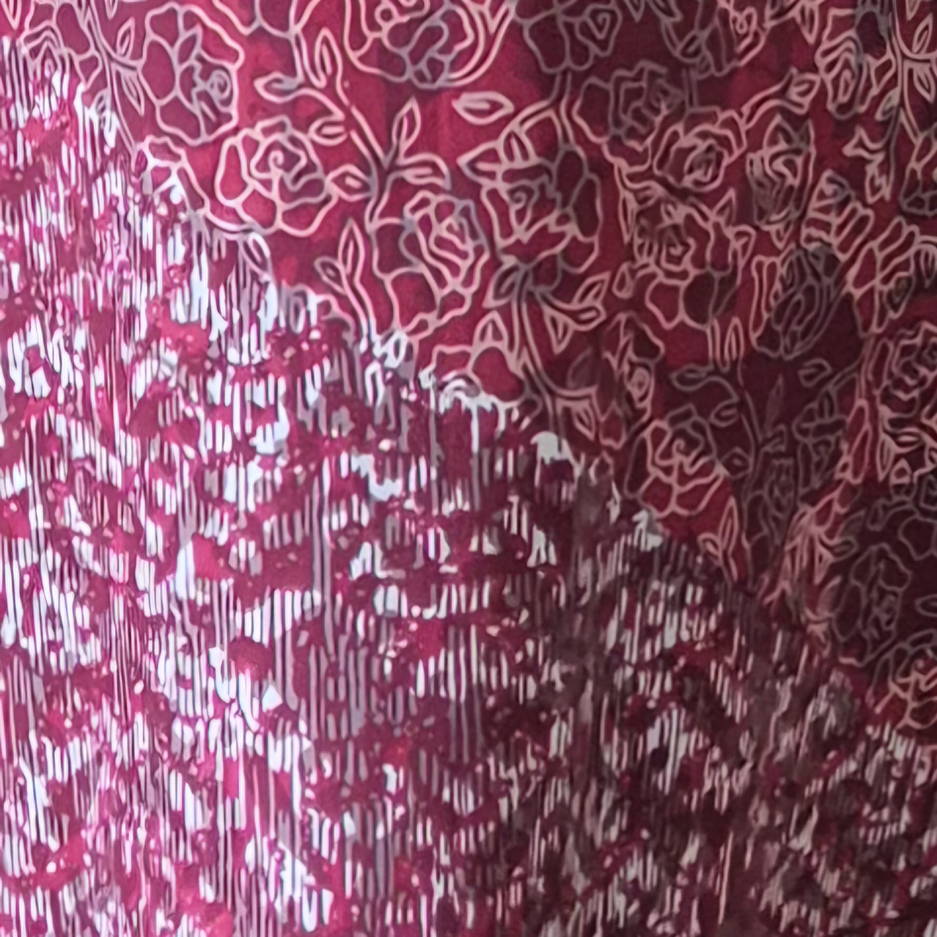 Gathered Sleeveless Dress - L